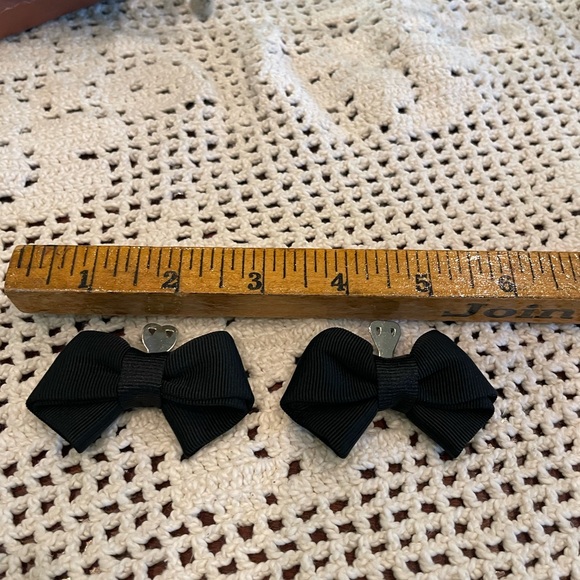 New shoe bows black grosgrain - Picture 3 of 3